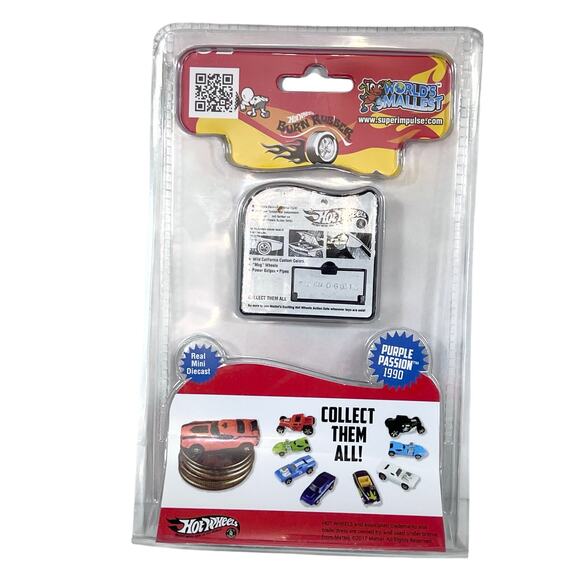 World's Smallest Hot Wheels Purple Passion 1990 Series 2 2017 Mini Diecast New - Picture 2 of 5